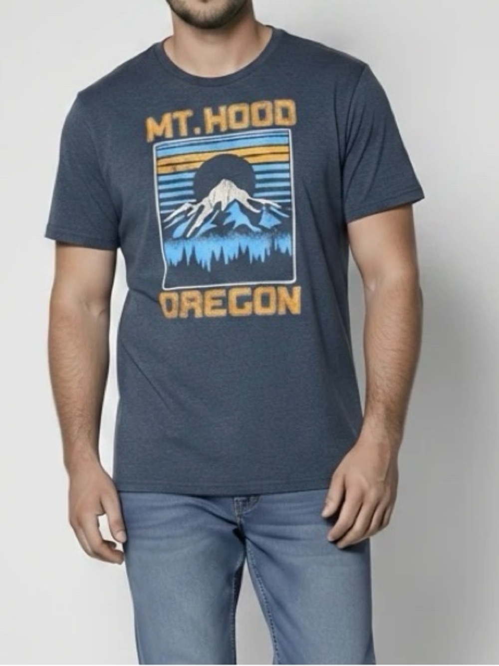 Mt. Hood Oregon Blue T-Shirt